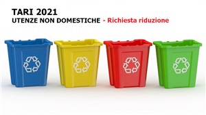 BANDO PER LA RIDUZIONE DELLA TARI 2021 IN FAVORE DELLE UTENZE NON DOMESTICHE